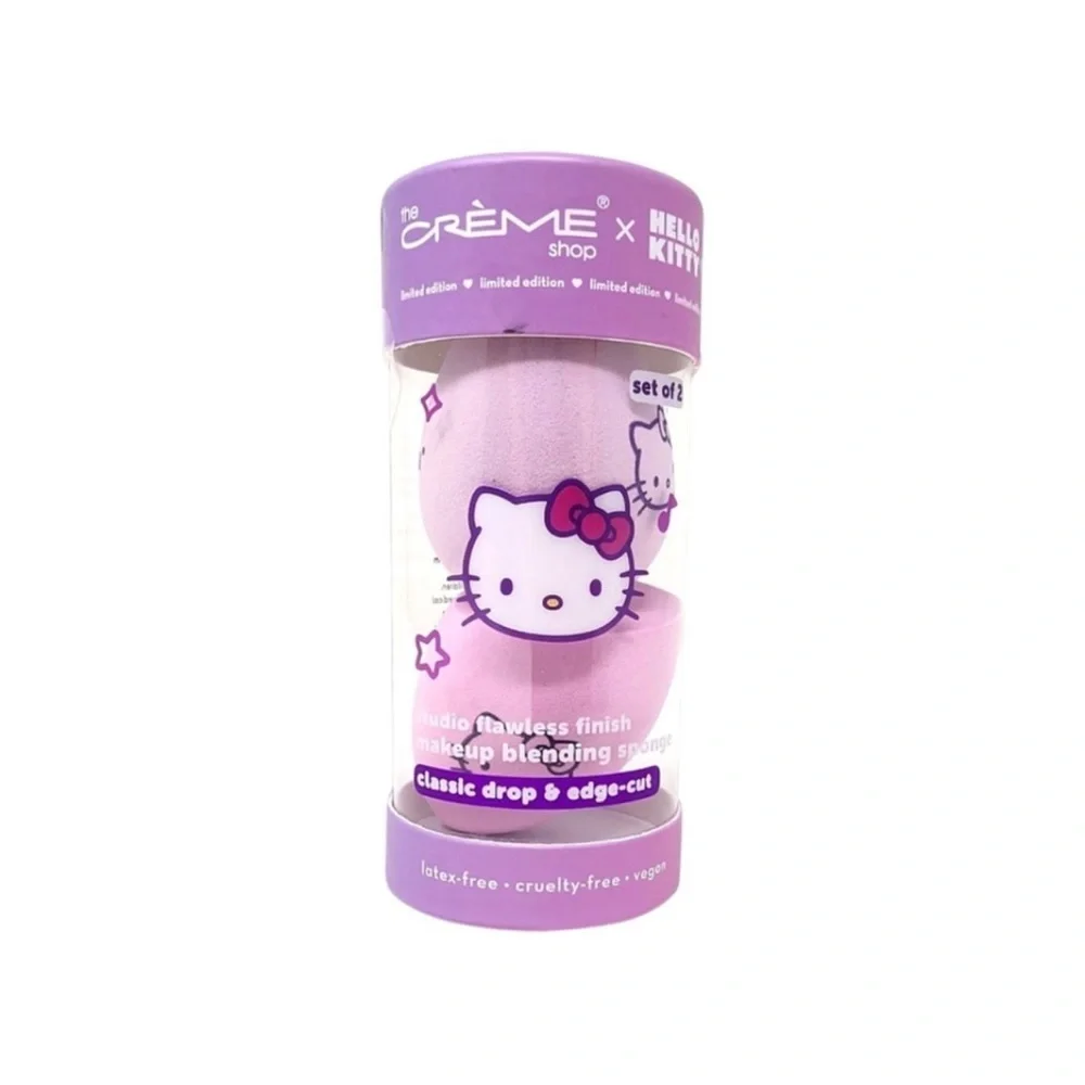THE CREME SHOPxHello Kitty Studio Flawless Finish Makeup Blending Sponge Set NEW